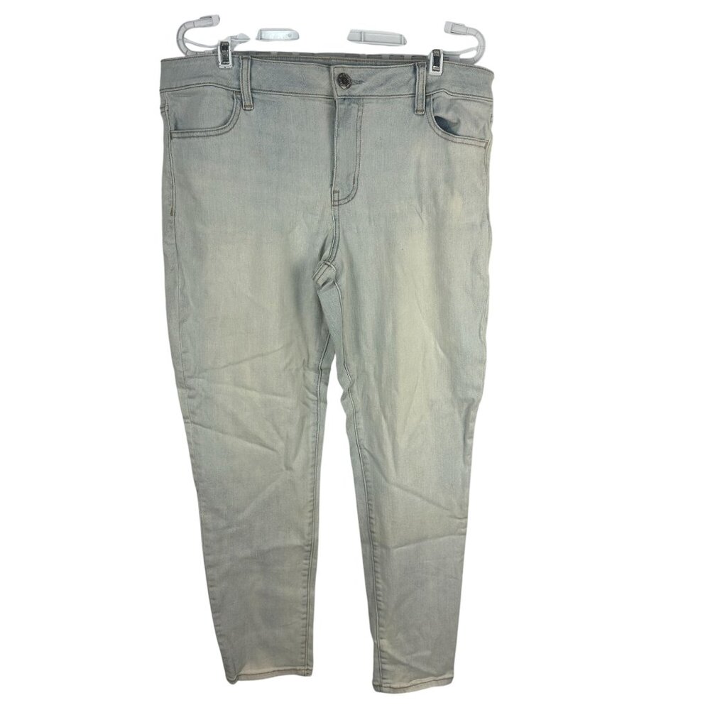 American Eagle Outfitters Size 16 Short Womens Jegging Light Wash Denim Stretch